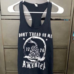 Razor back tank top
